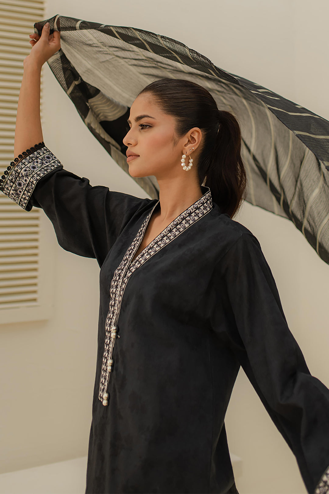 Zellbury | Unstitched 3 Piece Green | Embroidered Shirt Shalwar Dupatta - 1768 - by - Libasekhas UK - Registered Vendor of : Zellbury Women - 100% Original Designer Dresss