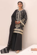 Zellbury | Unstitched 3 Piece Jacquard | Embroidered Shirt Shalwar Dupatta - 1806 - by - Libasekhas UK - Registered Vendor of : Zellbury Women - 100% Original Designer Dresss