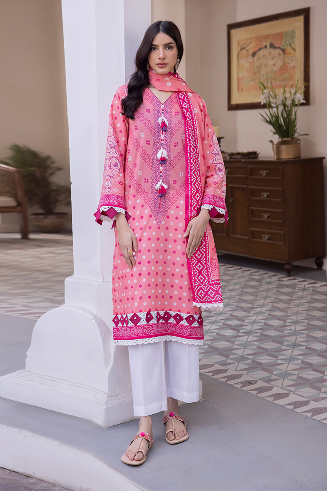 Zellbury | Unstitched 2 Piece Lawn | Shirt Dupatta - 1014 - by - Libasekhas UK - Registered Vendor of : Zellbury Women - 100% Original Designer Dresss