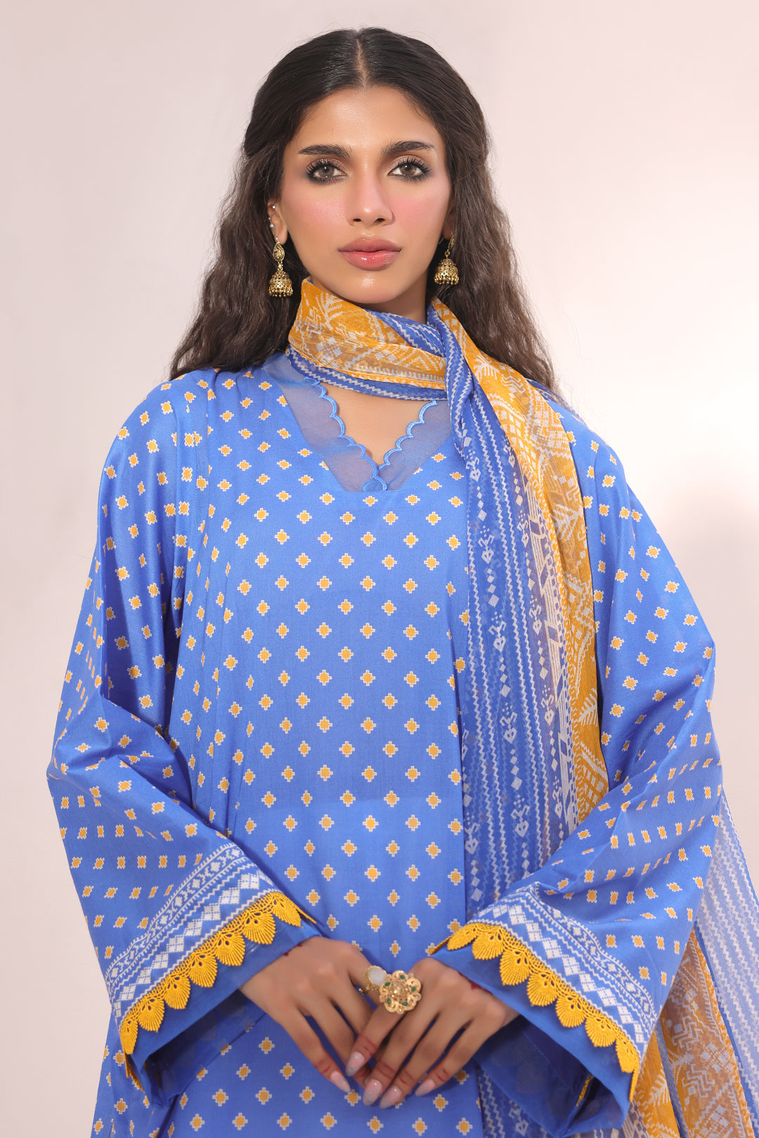Zellbury | Unstitched 2 Piece Lawn | Shirt Dupatta - 1151 - by - Libasekhas UK - Registered Vendor of : Zellbury Women - 100% Original Designer Dresss