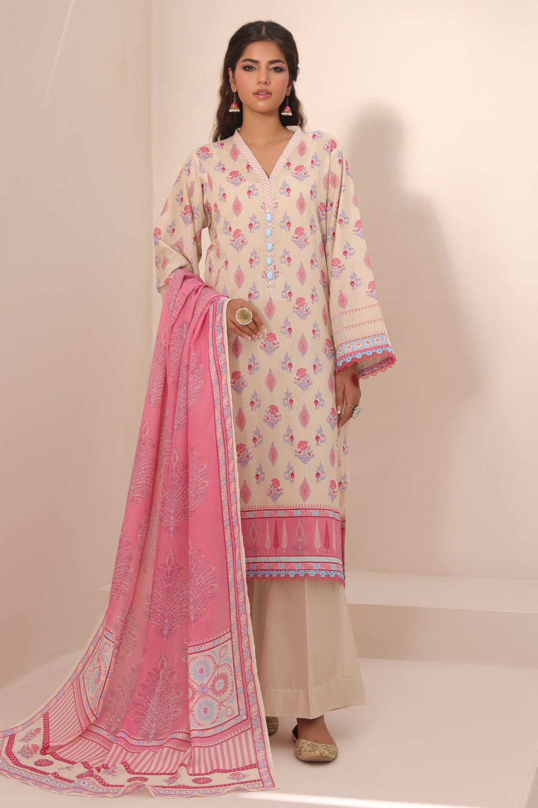 Zellbury | Unstitched 2 Piece Lawn | Shirt Dupatta - 1152 - by - Libasekhas UK - Registered Vendor of : Zellbury Women - 100% Original Designer Dresss