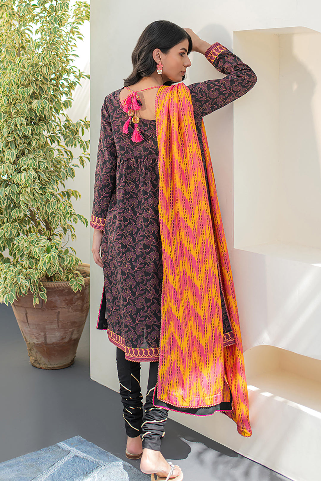 Zellbury | Unstitched 2 Piece Lawn | Shirt Dupatta - 1153 - by - Libasekhas UK - Registered Vendor of : Zellbury Women - 100% Original Designer Dresss