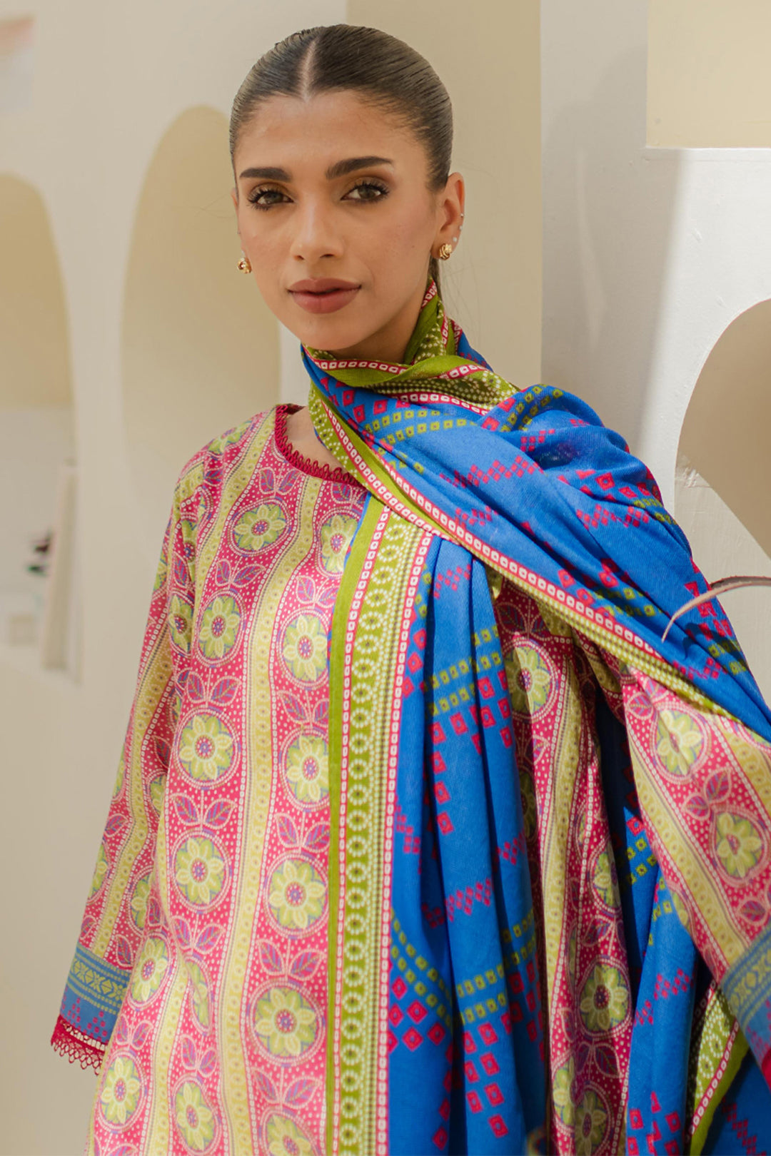 Zellbury | Unstitched 2 Piece Lawn | Shirt Dupatta - 1156 - by - Libasekhas UK - Registered Vendor of : Zellbury Women - 100% Original Designer Dresss
