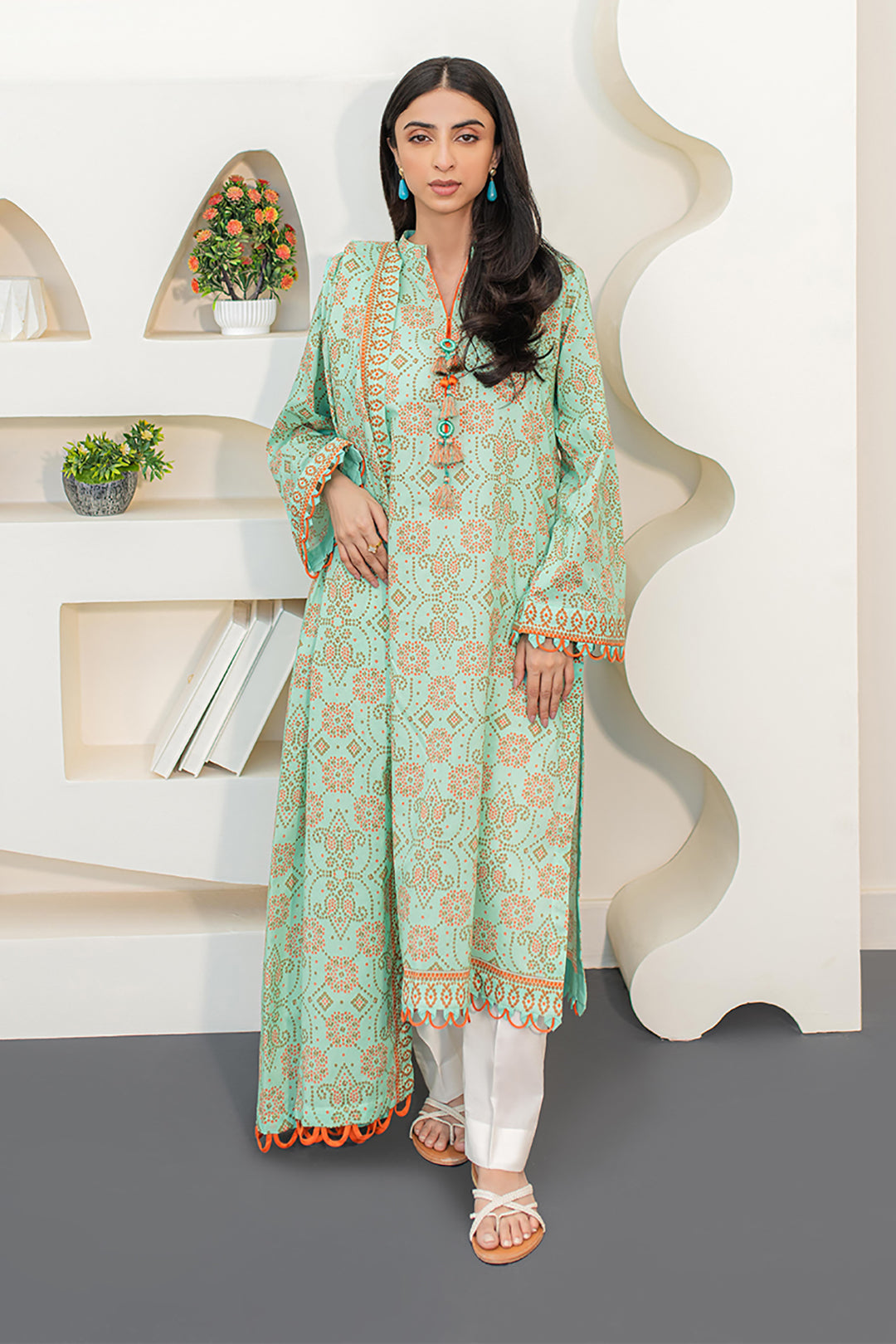 Zellbury | Unstitched 2 Piece Lawn | Shirt Dupatta - 1160 - by - Libasekhas UK - Registered Vendor of : Zellbury Women - 100% Original Designer Dresss