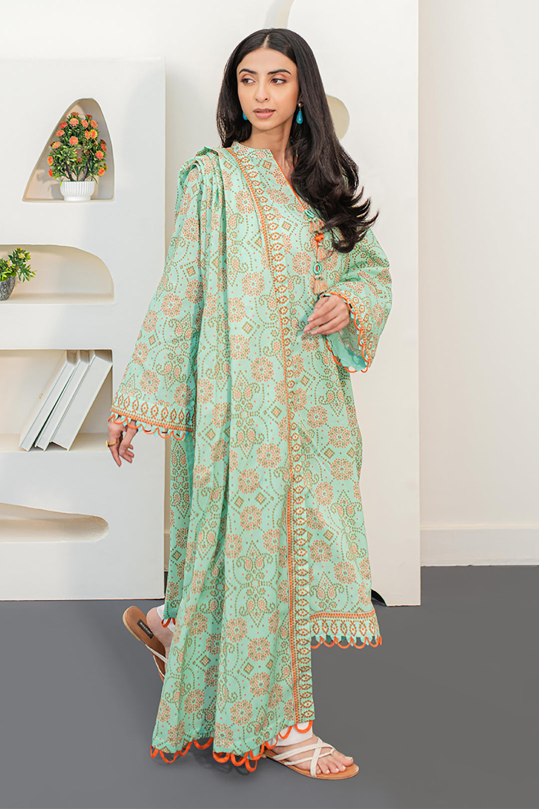 Zellbury | Unstitched 2 Piece Lawn | Shirt Dupatta - 1160 - by - Libasekhas UK - Registered Vendor of : Zellbury Women - 100% Original Designer Dresss