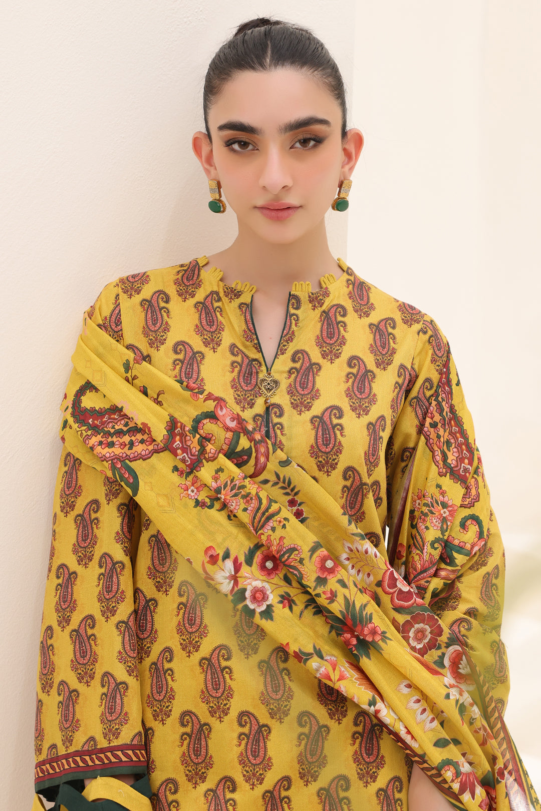 Zellbury | Unstitched 2 Piece Lawn | Shirt Dupatta - 1164 - by - Libasekhas UK - Registered Vendor of : Zellbury Women - 100% Original Designer Dresss