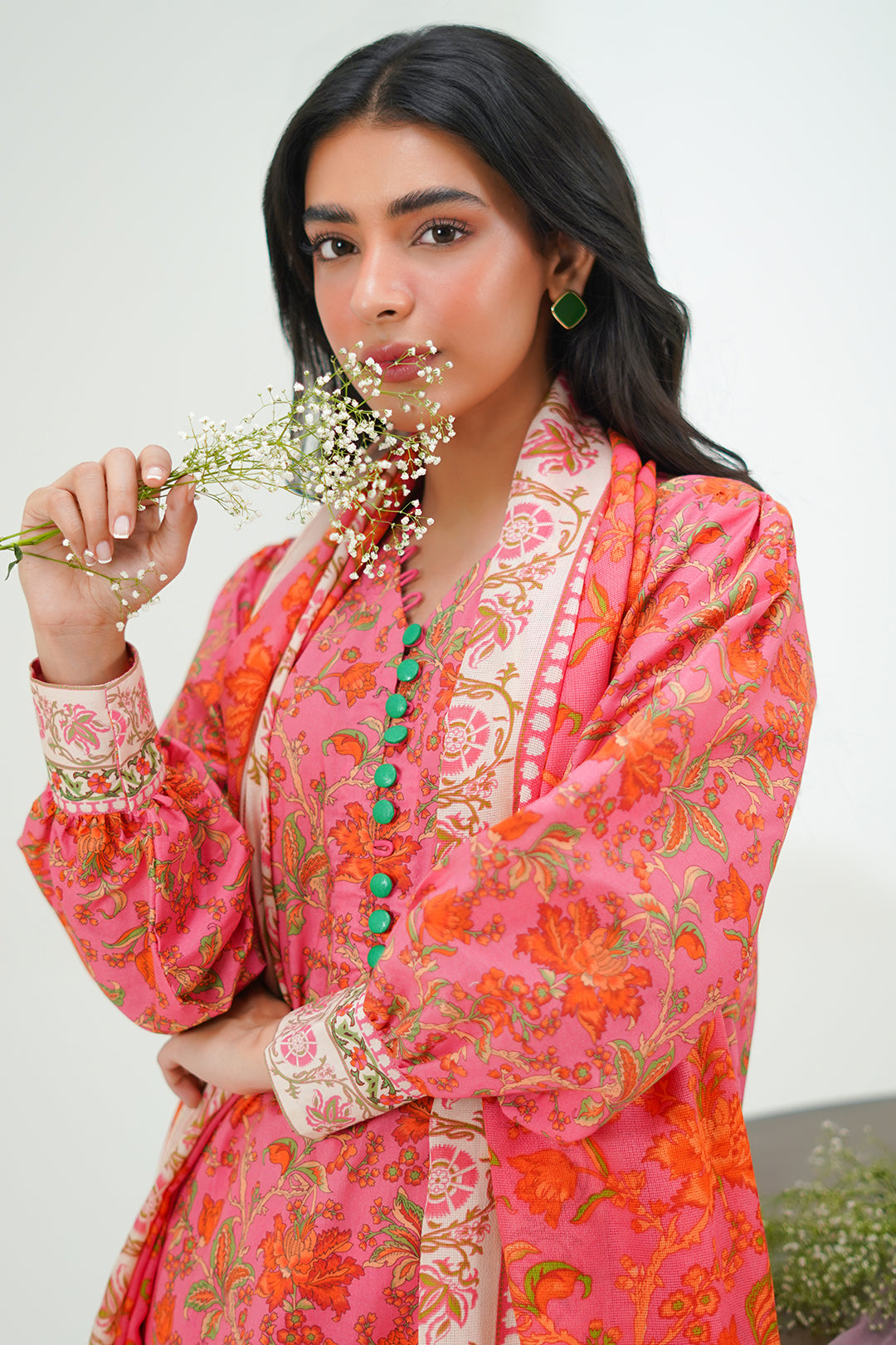Zellbury | Unstitched 2 Piece Lawn | Shirt Dupatta - 1301 - by - Libasekhas UK - Registered Vendor of : Zellbury Women - 100% Original Designer Dresss