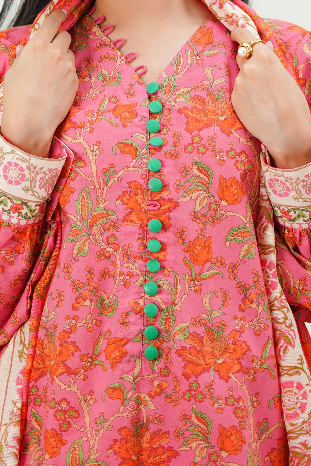 Zellbury | Unstitched 2 Piece Lawn | Shirt Dupatta - 1301 - by - Libasekhas UK - Registered Vendor of : Zellbury Women - 100% Original Designer Dresss