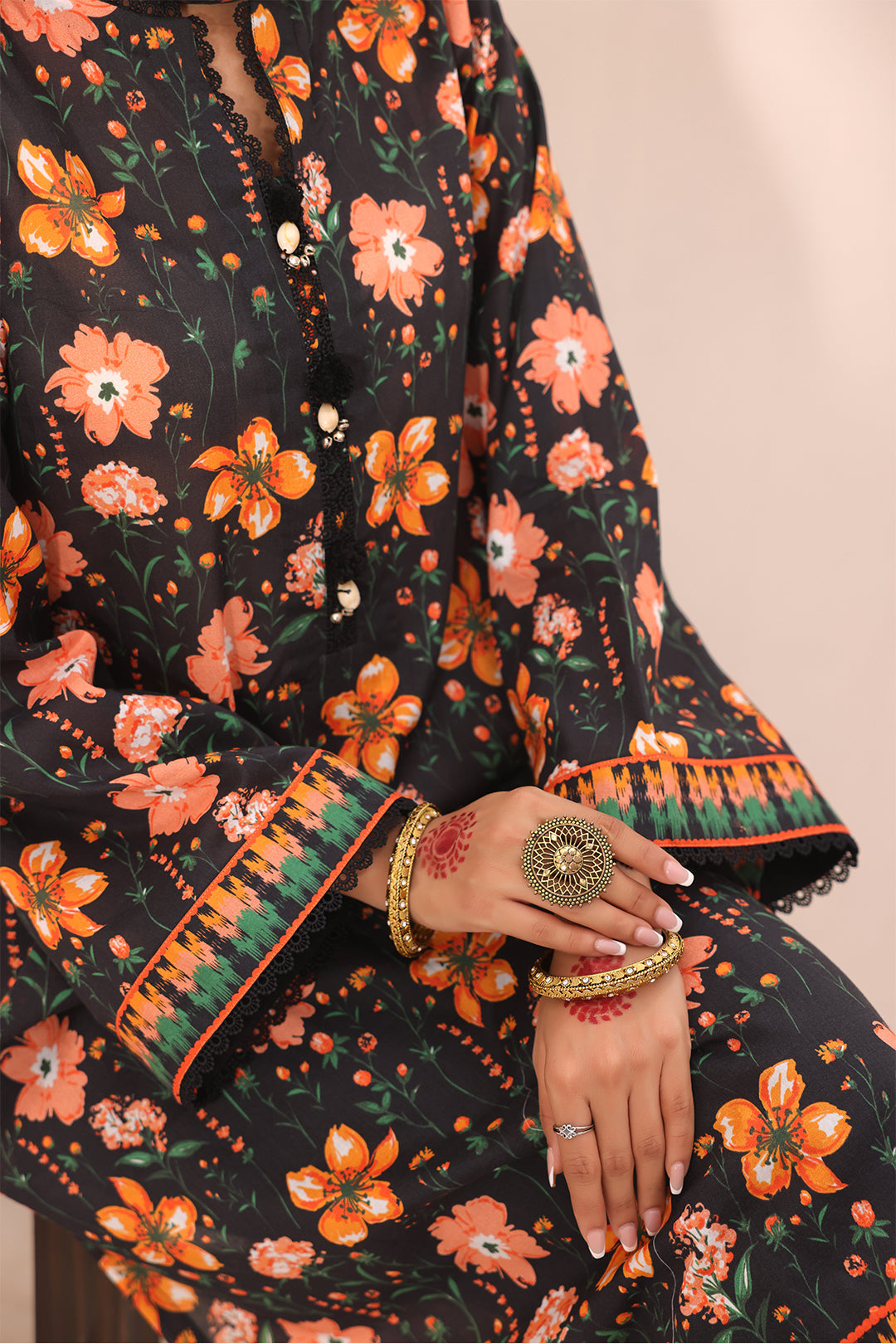Zellbury | Unstitched 2 Piece Lawn | Shirt Dupatta - 1302 - by - Libasekhas UK - Registered Vendor of : Zellbury Women - 100% Original Designer Dresss