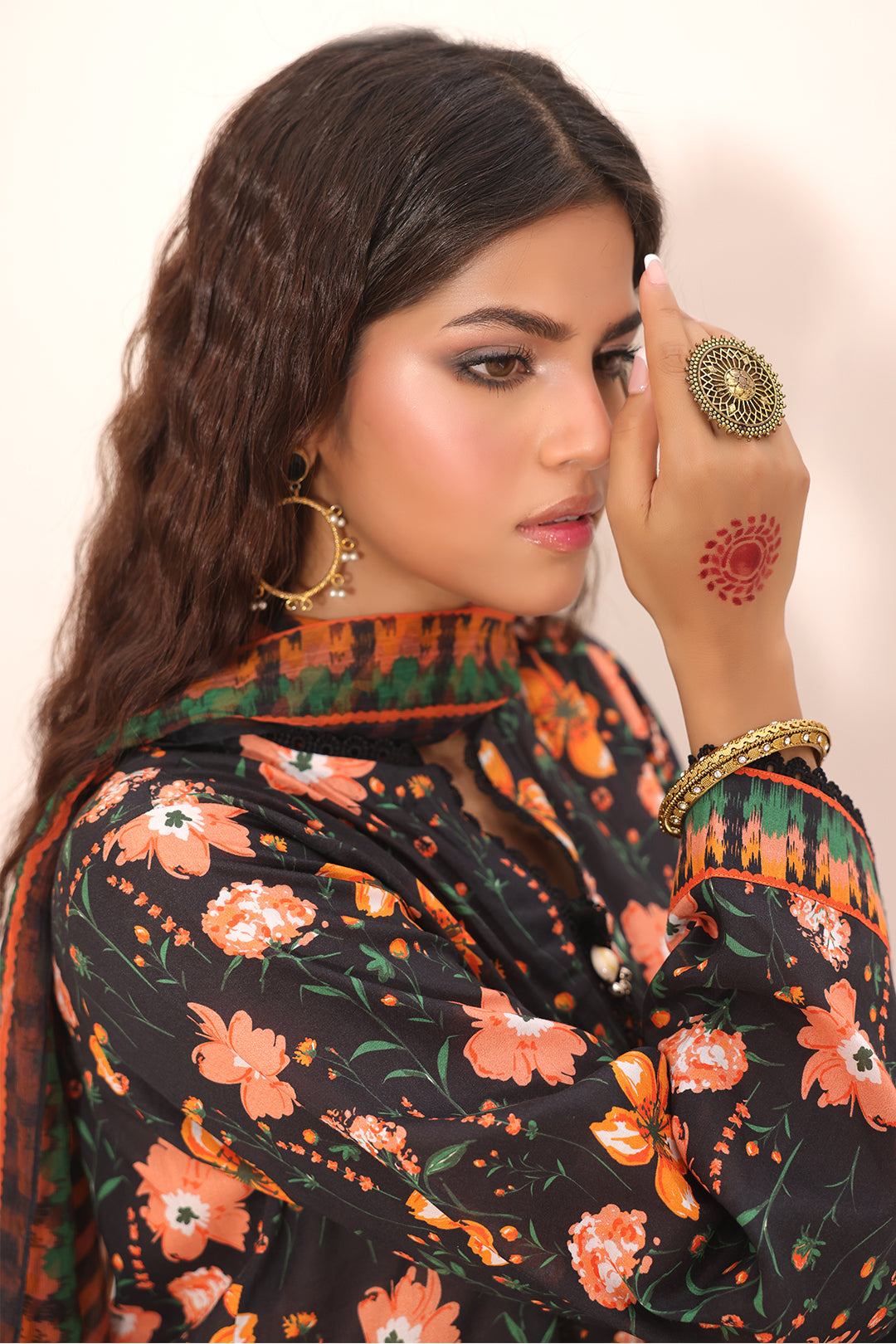 Zellbury | Unstitched 2 Piece Lawn | Shirt Dupatta - 1302 - by - Libasekhas UK - Registered Vendor of : Zellbury Women - 100% Original Designer Dresss