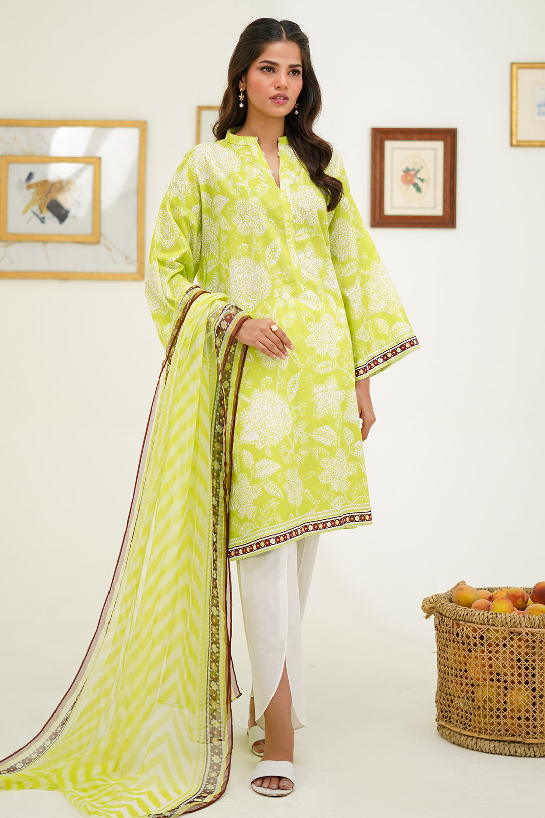 Zellbury | Unstitched 2 Piece Lawn | Shirt Dupatta - 1388 - by - Libasekhas UK - Registered Vendor of : Zellbury Women - 100% Original Designer Dresss