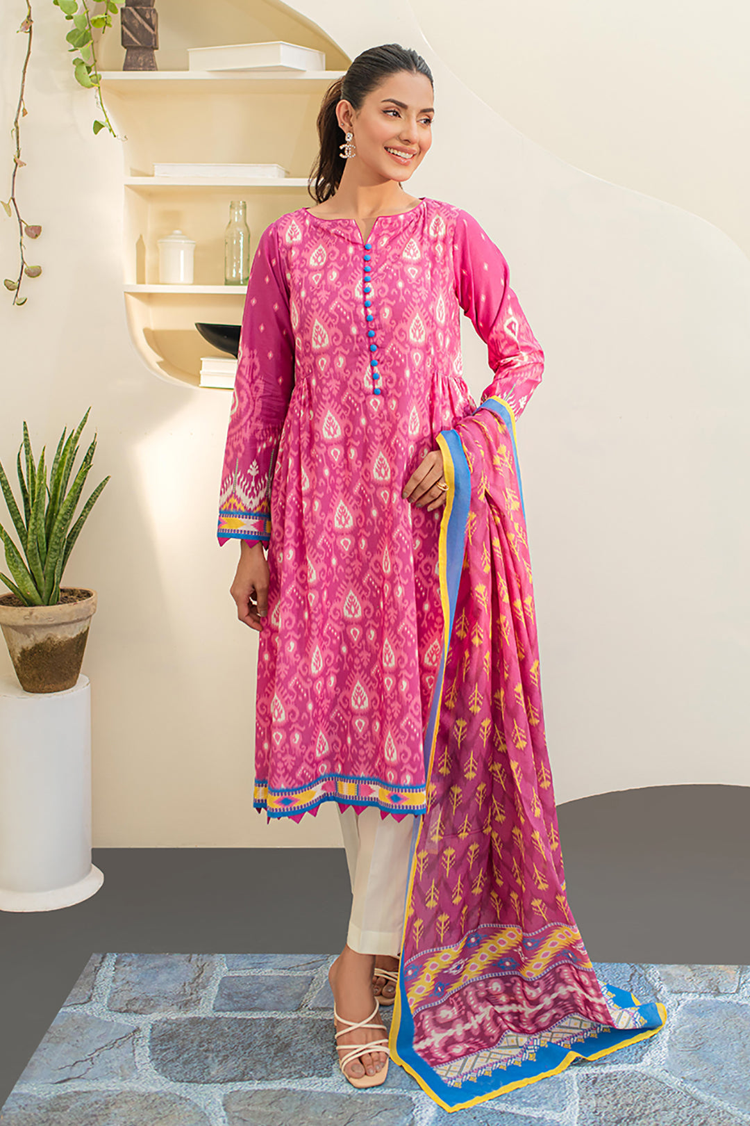 Zellbury | Unstitched 2 Piece Lawn | Shirt Dupatta - 1653 - by - Libasekhas UK - Registered Vendor of : Zellbury Women - 100% Original Designer Dresss