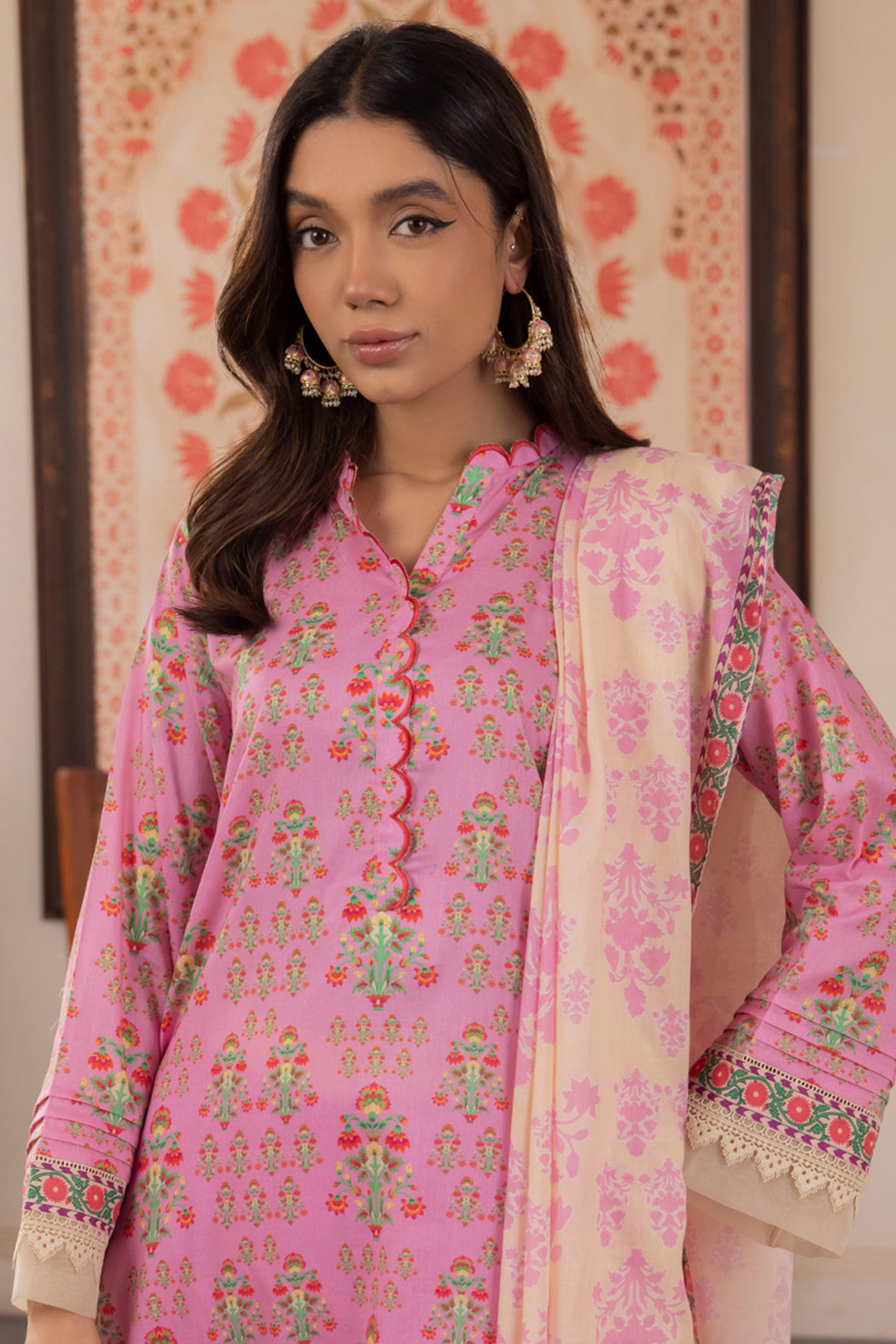 Zellbury | Unstitched 3 Piece Lawn | Shirt Shalwar Dupatta - 1070 - by - Libasekhas UK - Registered Vendor of : Zellbury Women - 100% Original Designer Dresss