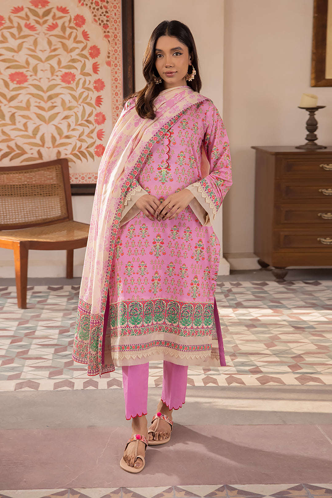 Zellbury | Unstitched 3 Piece Lawn | Shirt Shalwar Dupatta - 1070 - by - Libasekhas UK - Registered Vendor of : Zellbury Women - 100% Original Designer Dresss