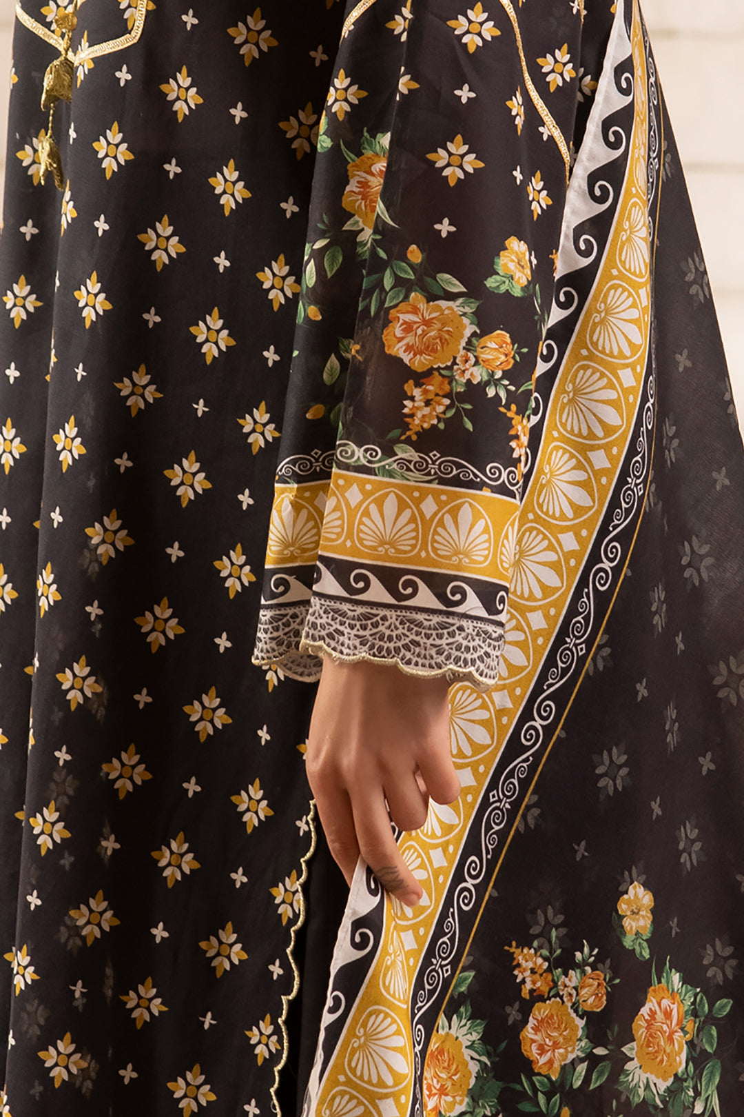 Zellbury | Unstitched 3 Piece Lawn | Shirt Shalwar Dupatta - 1081 - by - Libasekhas UK - Registered Vendor of : Zellbury Women - 100% Original Designer Dresss