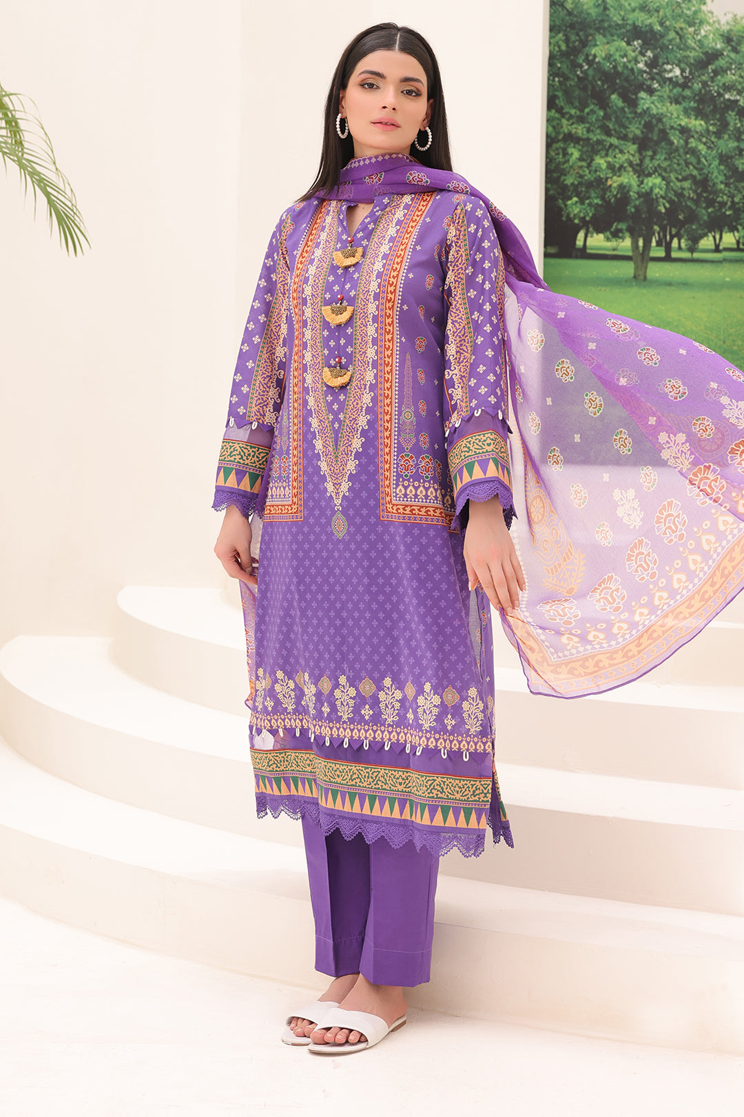 Zellbury | Unstitched 3 Piece Lawn | Shirt Shalwar Dupatta - 1189 - by - Libasekhas UK - Registered Vendor of : Zellbury Women - 100% Original Designer Dresss