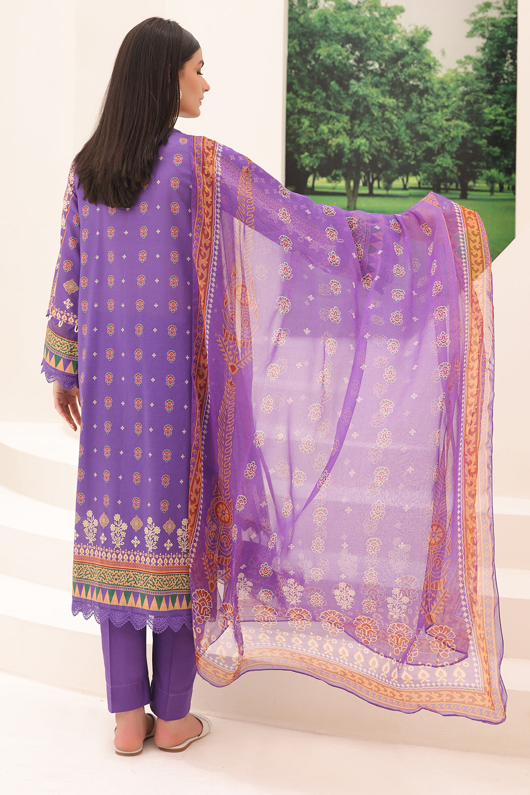 Zellbury | Unstitched 3 Piece Lawn | Shirt Shalwar Dupatta - 1189 - by - Libasekhas UK - Registered Vendor of : Zellbury Women - 100% Original Designer Dresss