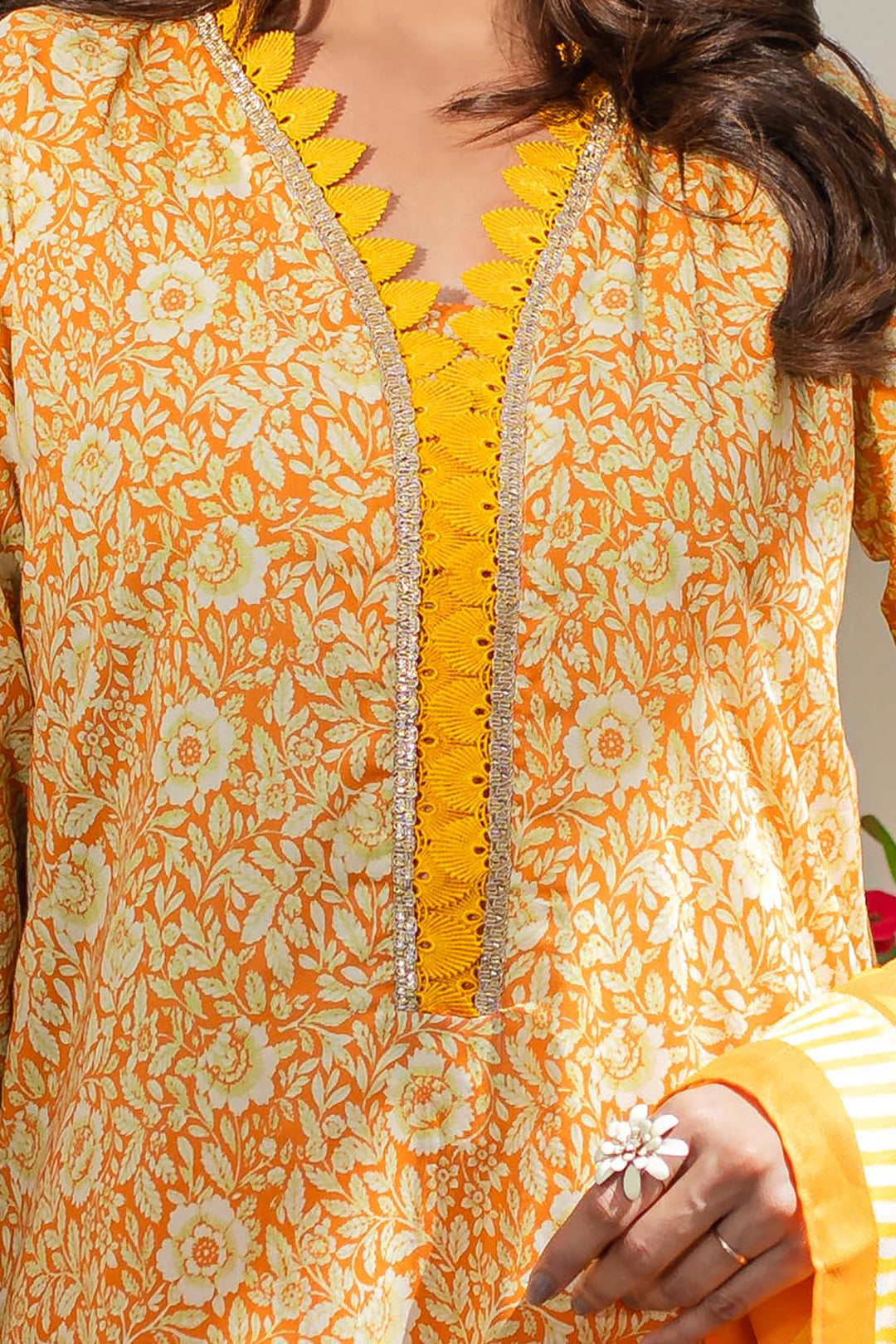 Zellbury | Unstitched 3 Piece Lawn | Shirt Shalwar Dupatta - 1197 - by - Libasekhas UK - Registered Vendor of : Zellbury Women - 100% Original Designer Dresss