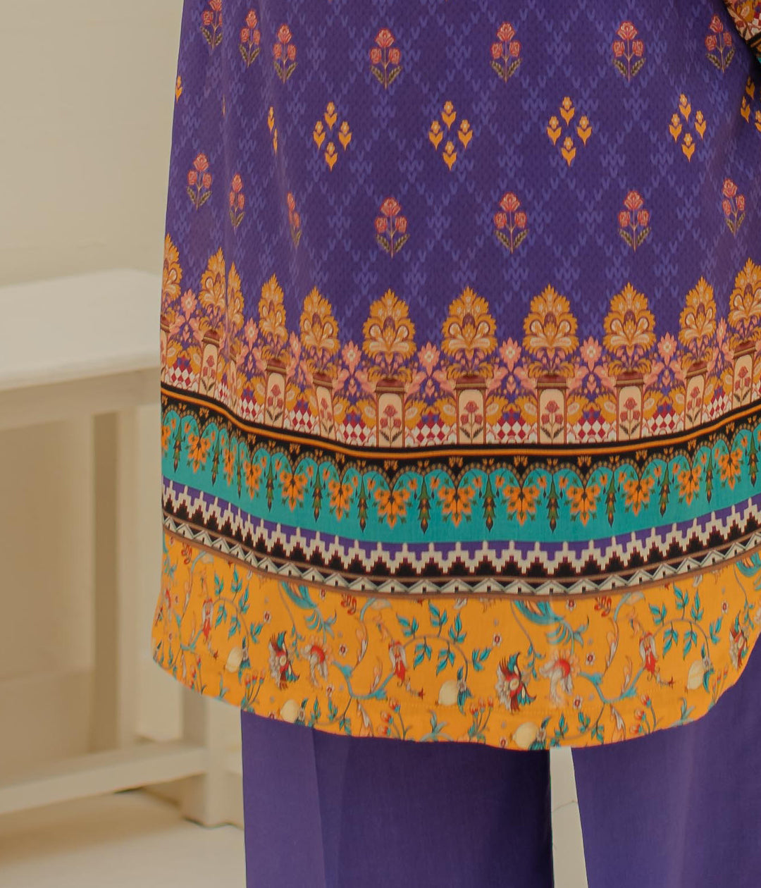 Zellbury | Unstitched 3 Piece Lawn | Shirt Shalwar Dupatta - 1215 - by - Libasekhas UK - Registered Vendor of : Zellbury Women - 100% Original Designer Dresss