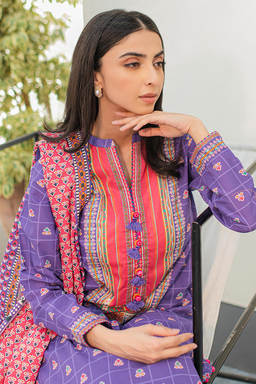 Zellbury | Unstitched 3 Piece Lawn | Shirt Shalwar Dupatta - 1217 - by - Libasekhas UK - Registered Vendor of : Zellbury Women - 100% Original Designer Dresss