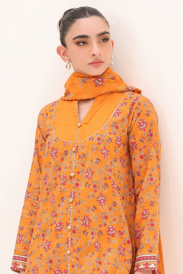 Zellbury | Unstitched 3 Piece Lawn | Shirt Shalwar Dupatta - 1226 - by - Libasekhas UK - Registered Vendor of : Zellbury Women - 100% Original Designer Dresss