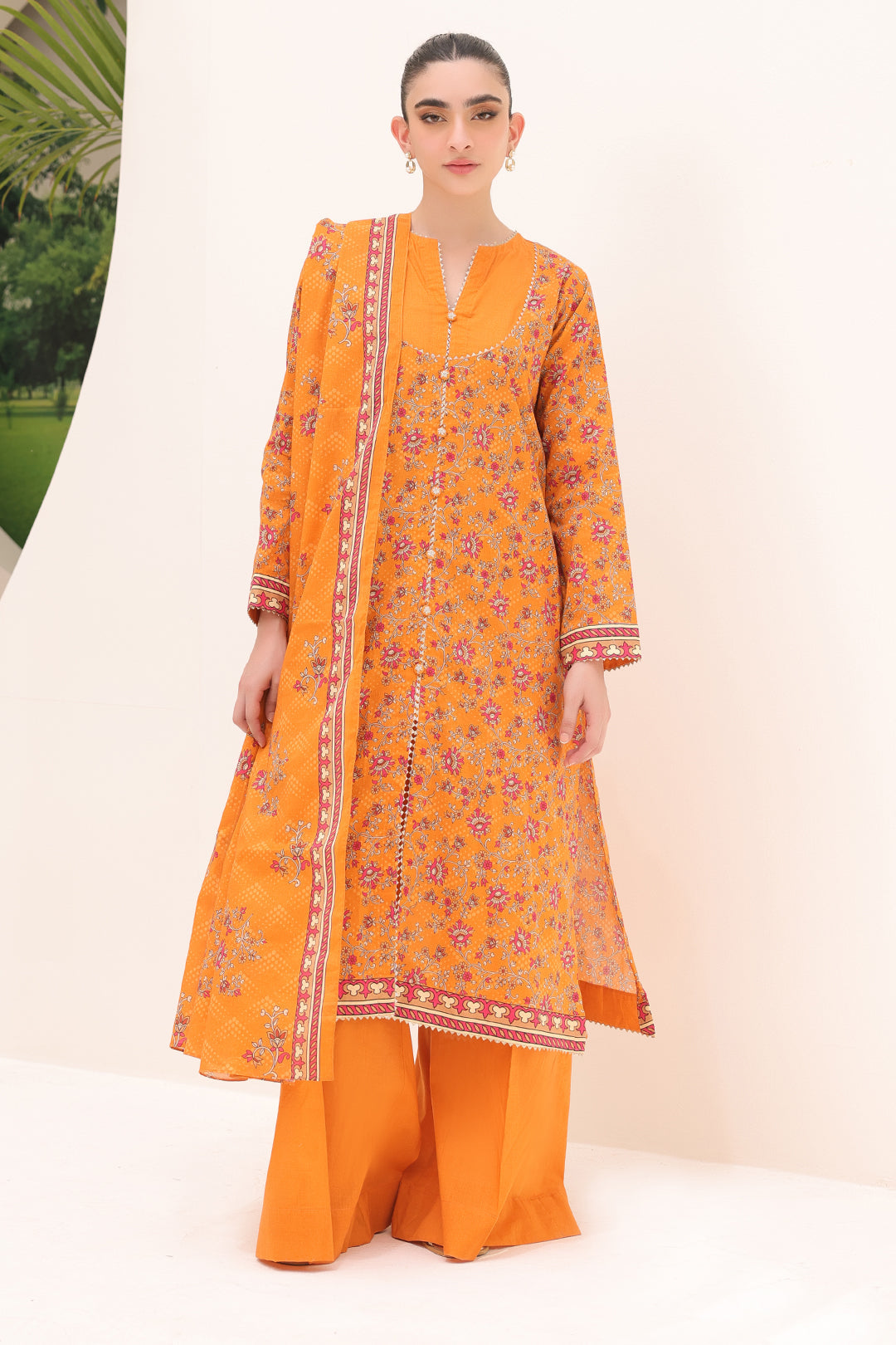 Zellbury | Unstitched 3 Piece Lawn | Shirt Shalwar Dupatta - 1226 - by - Libasekhas UK - Registered Vendor of : Zellbury Women - 100% Original Designer Dresss