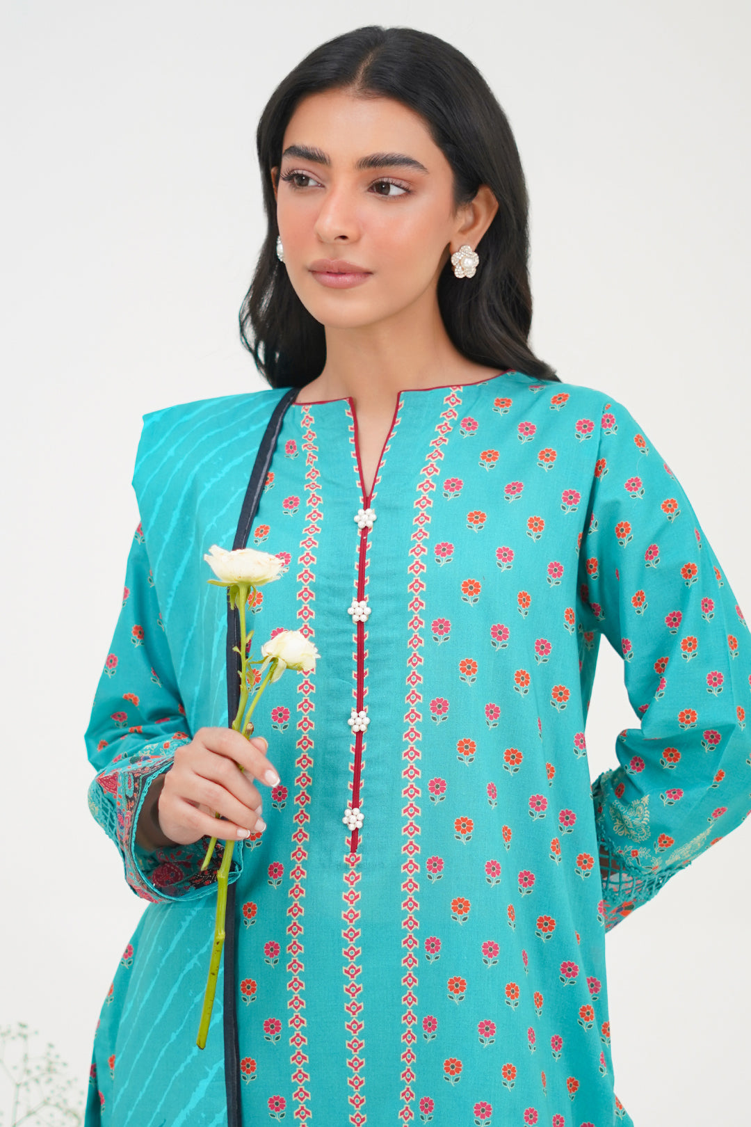 Zellbury | Unstitched 3 Piece Lawn | Shirt Shalwar Dupatta - 1227 - by - Libasekhas UK - Registered Vendor of : Zellbury Women - 100% Original Designer Dresss