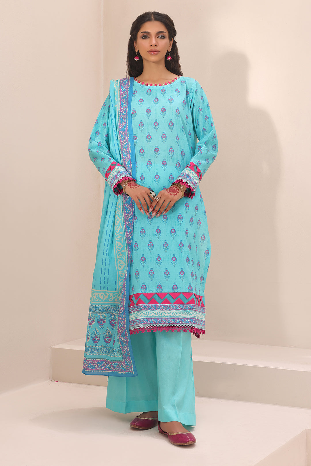 Zellbury | Unstitched 3 Piece Lawn | Shirt Shalwar Dupatta - 1231 - by - Libasekhas UK - Registered Vendor of : Zellbury Women - 100% Original Designer Dresss