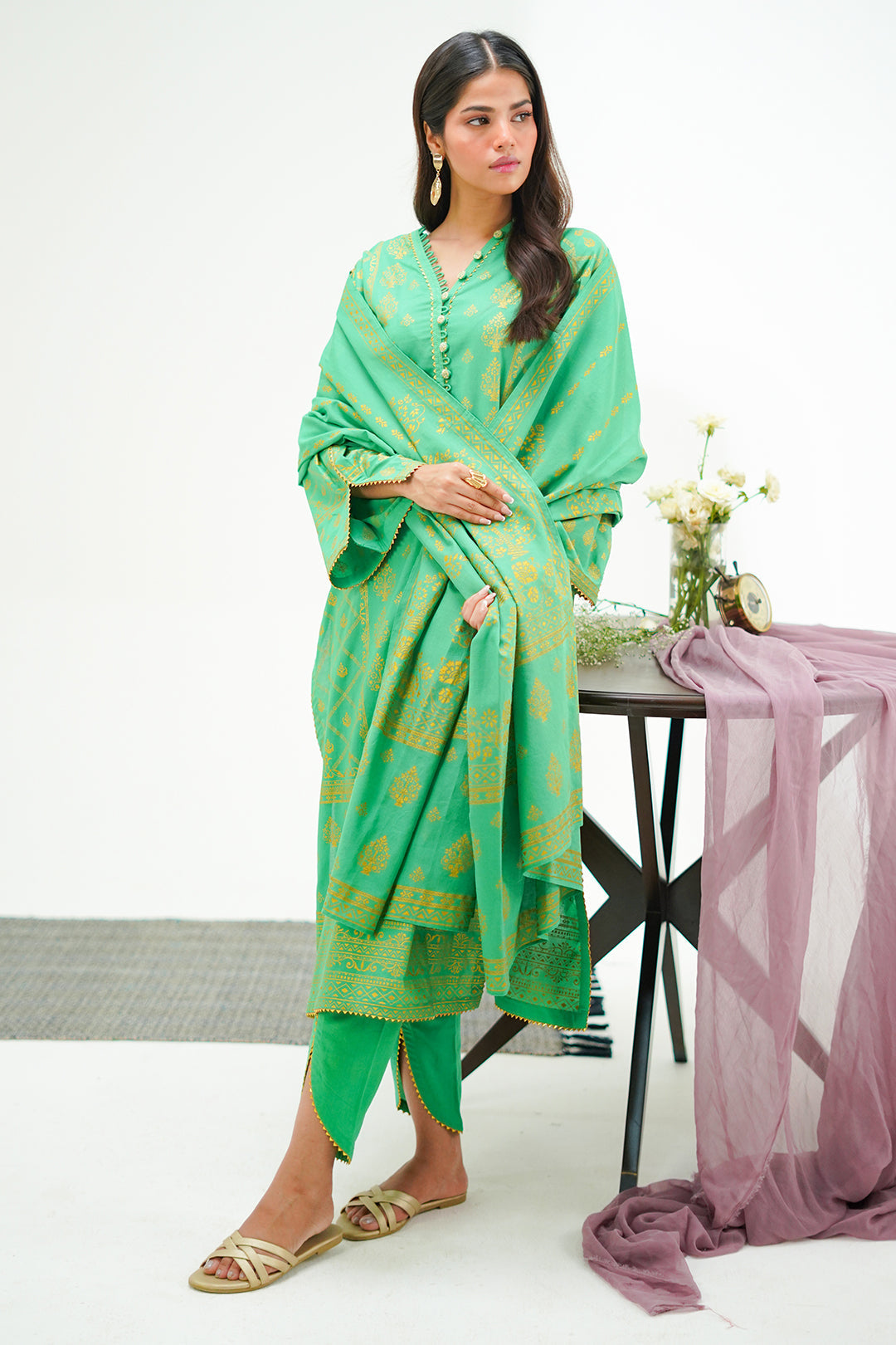 Zellbury | Unstitched 3 Piece Lawn | Shirt Shalwar Dupatta - 1237 - by - Libasekhas UK - Registered Vendor of : Zellbury Women - 100% Original Designer Dresss