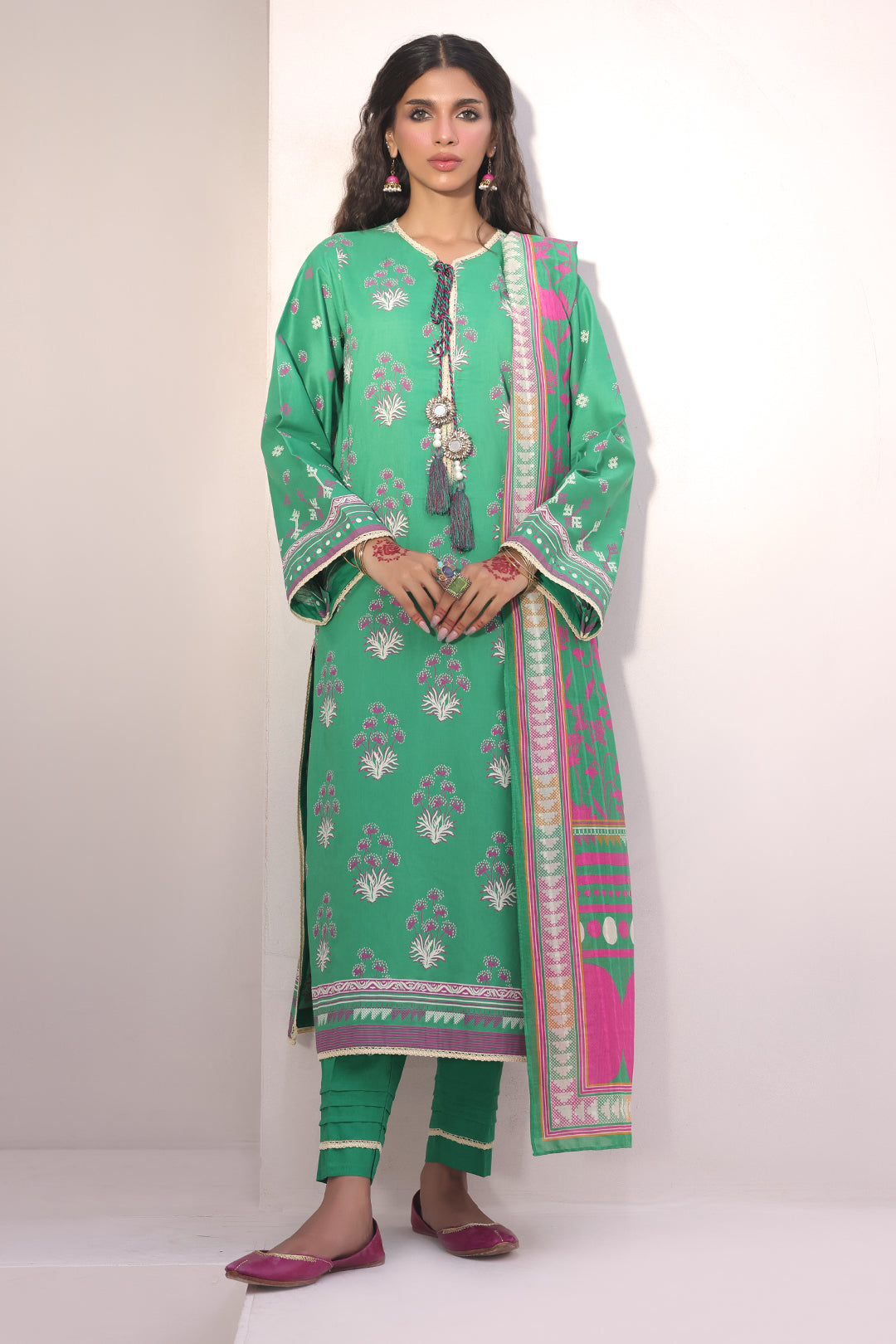 Zellbury | Unstitched 3 Piece Lawn | Shirt Shalwar Dupatta - 1238 - by - Libasekhas UK - Registered Vendor of : Zellbury Women - 100% Original Designer Dresss