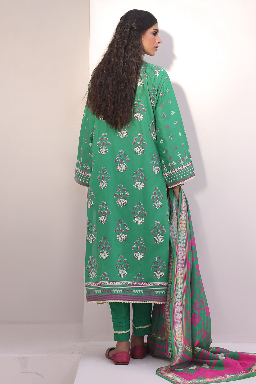 Zellbury | Unstitched 3 Piece Lawn | Shirt Shalwar Dupatta - 1238 - by - Libasekhas UK - Registered Vendor of : Zellbury Women - 100% Original Designer Dresss