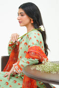 Zellbury | Unstitched 3 Piece Lawn | Shirt Shalwar Dupatta - 1325 - by - Libasekhas UK - Registered Vendor of : Zellbury Women - 100% Original Designer Dresss