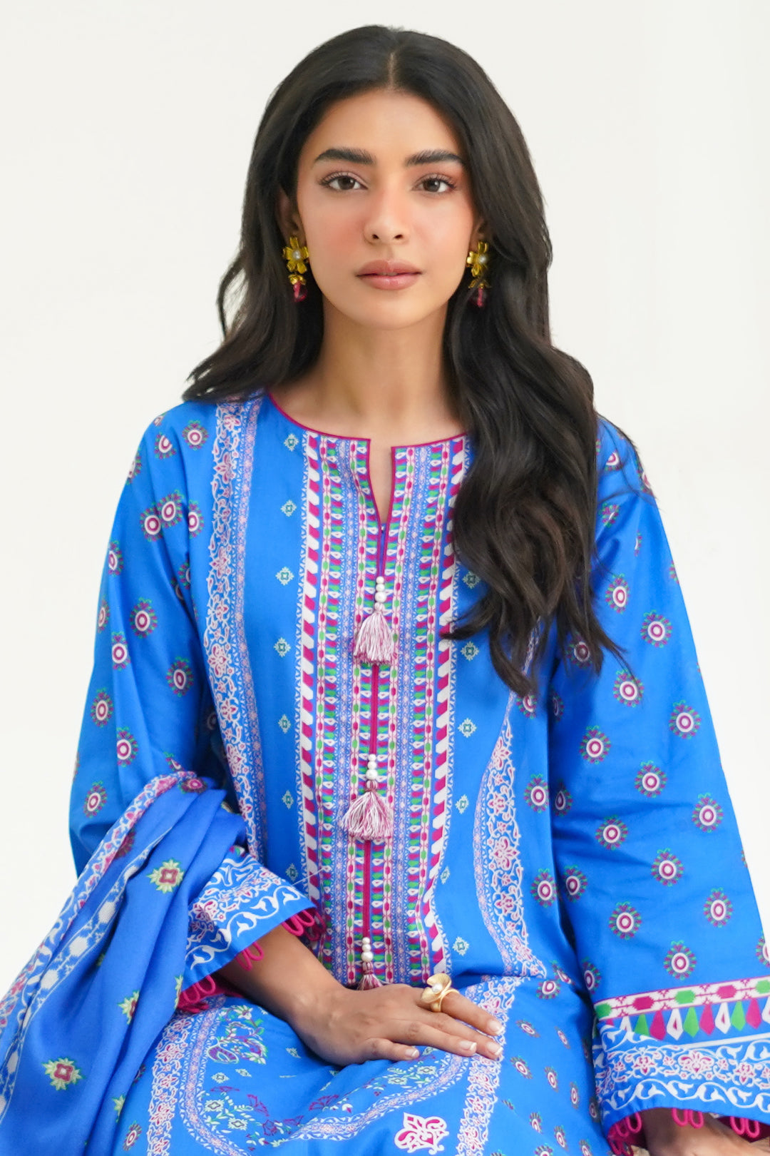 Zellbury | Unstitched 3 Piece Lawn | Shirt Shalwar Dupatta - 1326 - by - Libasekhas UK - Registered Vendor of : Zellbury Women - 100% Original Designer Dresss