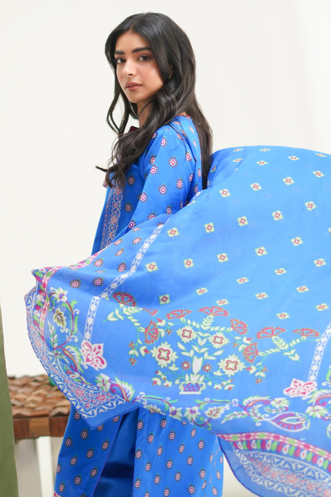 Zellbury | Unstitched 3 Piece Lawn | Shirt Shalwar Dupatta - 1326 - by - Libasekhas UK - Registered Vendor of : Zellbury Women - 100% Original Designer Dresss