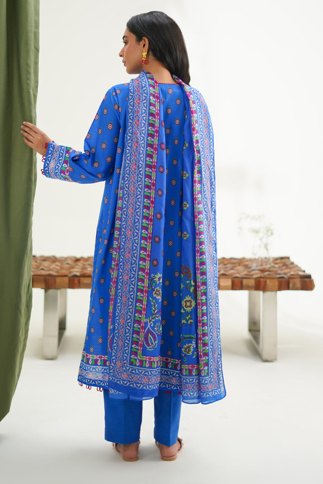 Zellbury | Unstitched 3 Piece Lawn | Shirt Shalwar Dupatta - 1326 - by - Libasekhas UK - Registered Vendor of : Zellbury Women - 100% Original Designer Dresss