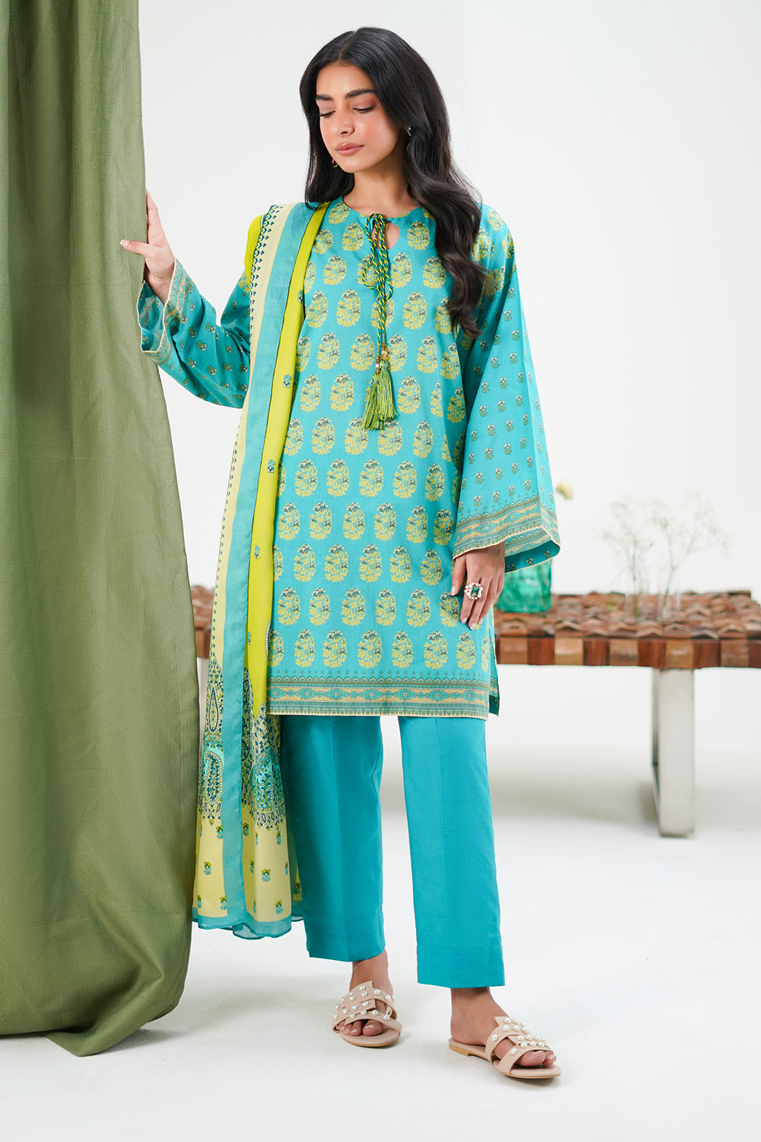 Zellbury | Unstitched 3 Piece Lawn | Shirt Shalwar Dupatta - 1328 - by - Libasekhas UK - Registered Vendor of : Zellbury Women - 100% Original Designer Dresss
