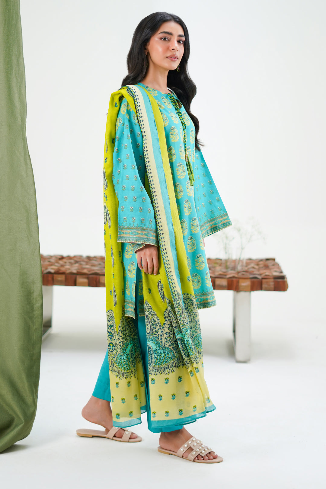 Zellbury | Unstitched 3 Piece Lawn | Shirt Shalwar Dupatta - 1328 - by - Libasekhas UK - Registered Vendor of : Zellbury Women - 100% Original Designer Dresss