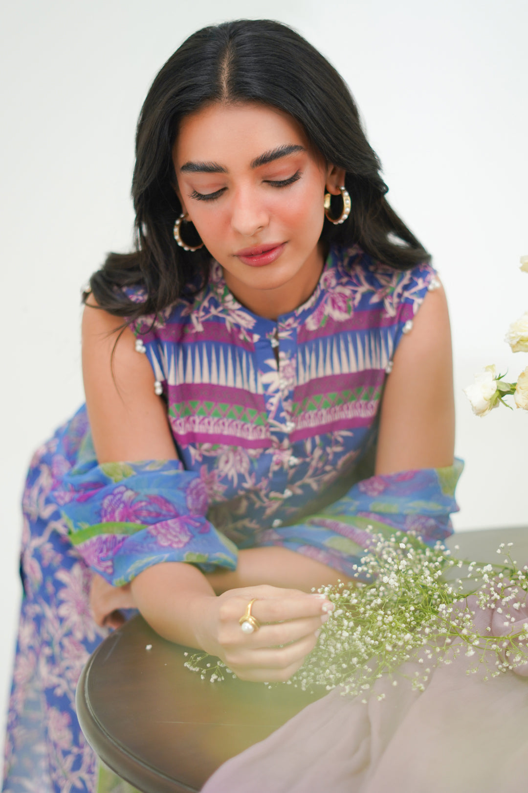 Zellbury | Unstitched 3 Piece Lawn | Shirt Shalwar Dupatta - 1501 - by - Libasekhas UK - Registered Vendor of : Zellbury Women - 100% Original Designer Dresss