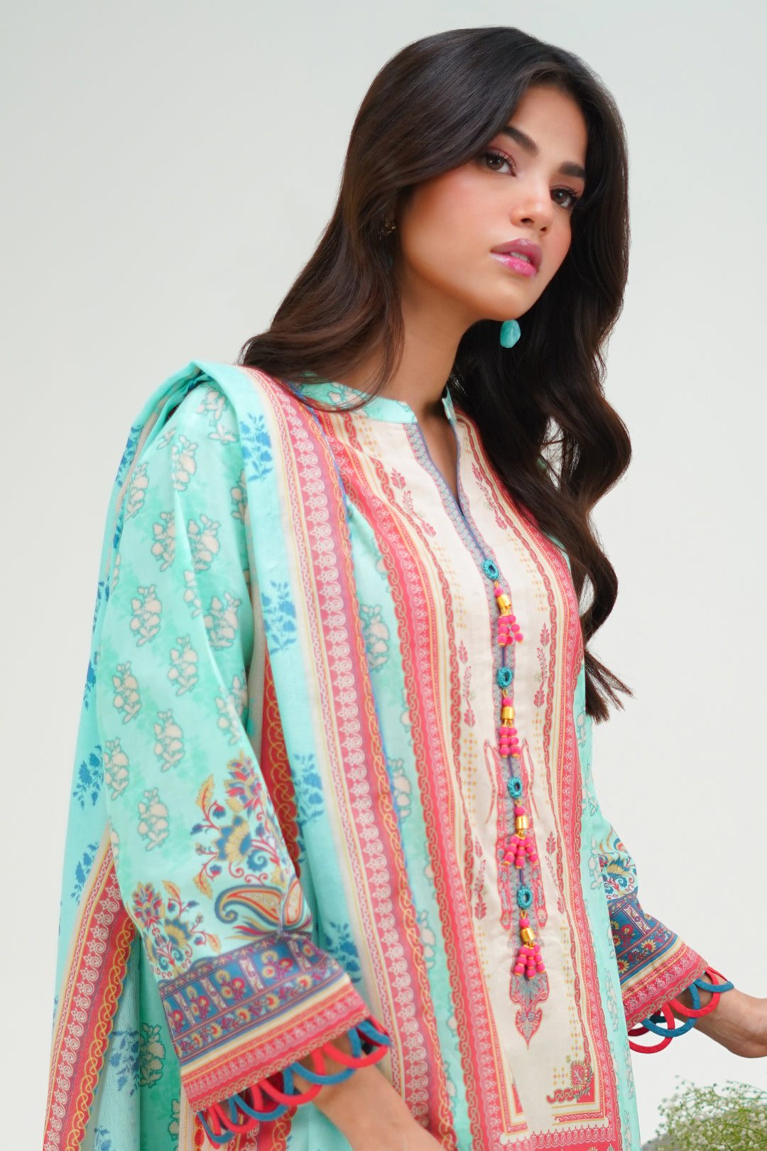 Zellbury | Unstitched 3 Piece Lawn | Shirt Shalwar Dupatta - 1504 - by - Libasekhas UK - Registered Vendor of : Zellbury Women - 100% Original Designer Dresss