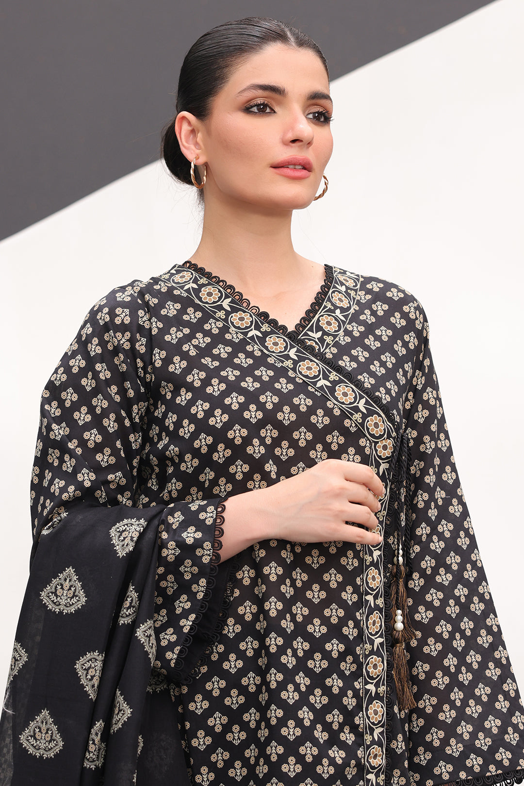 Zellbury | Unstitched 3 Piece Lawn | Shirt Shalwar Dupatta - 1507 - by - Libasekhas UK - Registered Vendor of : Zellbury Women - 100% Original Designer Dresss