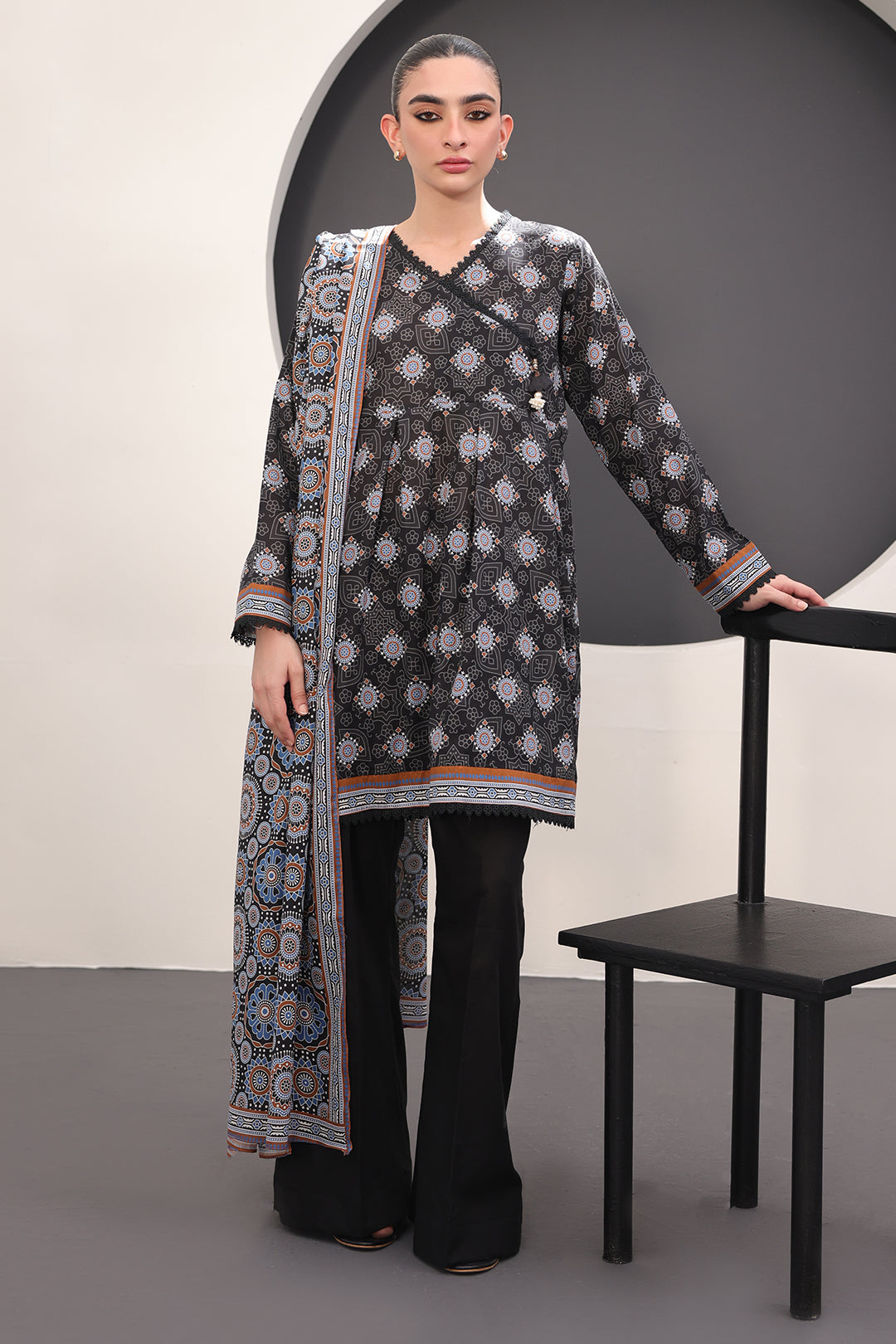 Zellbury | Unstitched 3 Piece Lawn | Shirt Shalwar Dupatta - 1508 - by - Libasekhas UK - Registered Vendor of : Zellbury Women - 100% Original Designer Dresss
