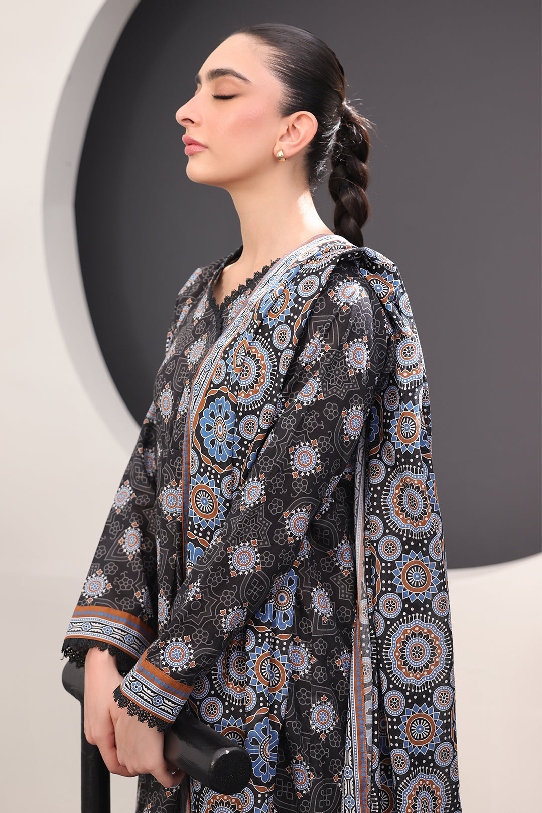 Zellbury | Unstitched 3 Piece Lawn | Shirt Shalwar Dupatta - 1508 - by - Libasekhas UK - Registered Vendor of : Zellbury Women - 100% Original Designer Dresss