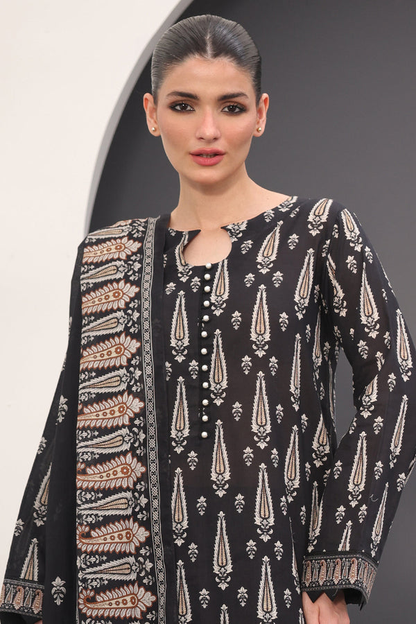 Zellbury | Unstitched 3 Piece Lawn | Shirt Shalwar Dupatta - 1517 - by - Libasekhas UK - Registered Vendor of : Zellbury Women - 100% Original Designer Dresss
