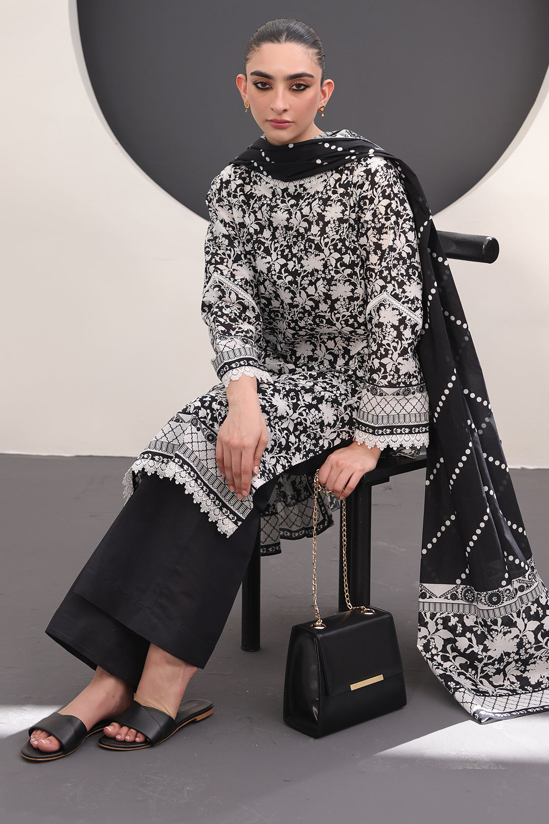 Zellbury | Unstitched 3 Piece Lawn | Shirt Shalwar Dupatta - 1526 - by - Libasekhas UK - Registered Vendor of : Zellbury Women - 100% Original Designer Dresss