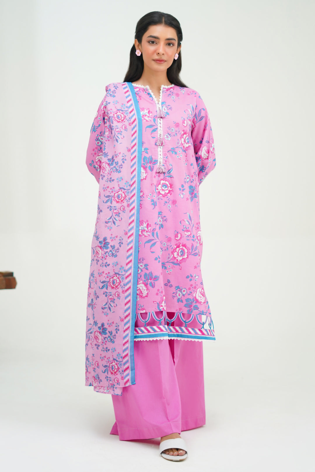 Zellbury | Unstitched 3 Piece Lawn | Shirt Shalwar Dupatta - 1569 - by - Libasekhas UK - Registered Vendor of : Zellbury Women - 100% Original Designer Dresss