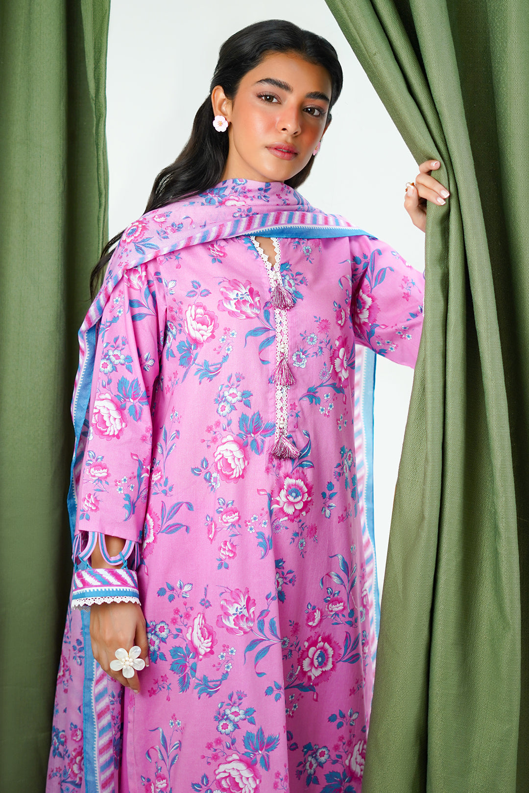 Zellbury | Unstitched 3 Piece Lawn | Shirt Shalwar Dupatta - 1569 - by - Libasekhas UK - Registered Vendor of : Zellbury Women - 100% Original Designer Dresss