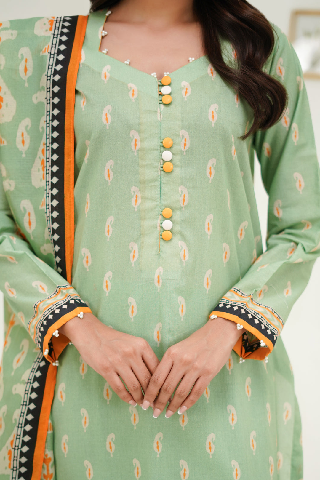 Zellbury | Unstitched 3 Piece Lawn | Shirt Shalwar Dupatta - 1572 - by - Libasekhas UK - Registered Vendor of : Zellbury Women - 100% Original Designer Dresss