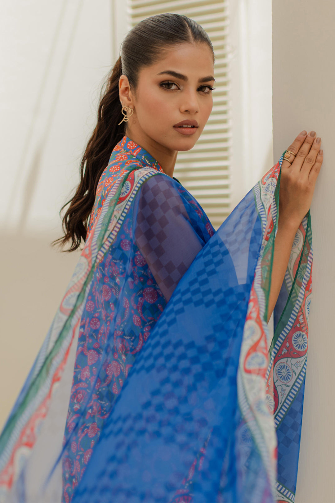 Zellbury | Unstitched 3 Piece Lawn | Shirt Shalwar Dupatta - 1665 - by - Libasekhas UK - Registered Vendor of : Zellbury Women - 100% Original Designer Dresss