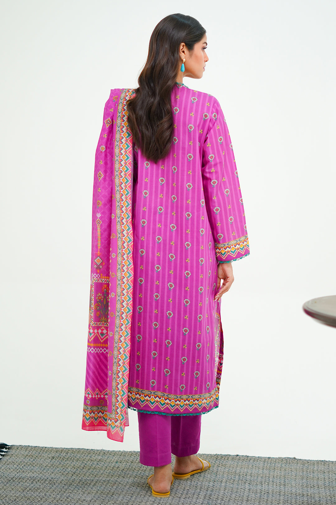 Zellbury | Unstitched 3 Piece Lawn | Shirt Shalwar Dupatta - 1671 - by - Libasekhas UK - Registered Vendor of : Zellbury Women - 100% Original Designer Dresss