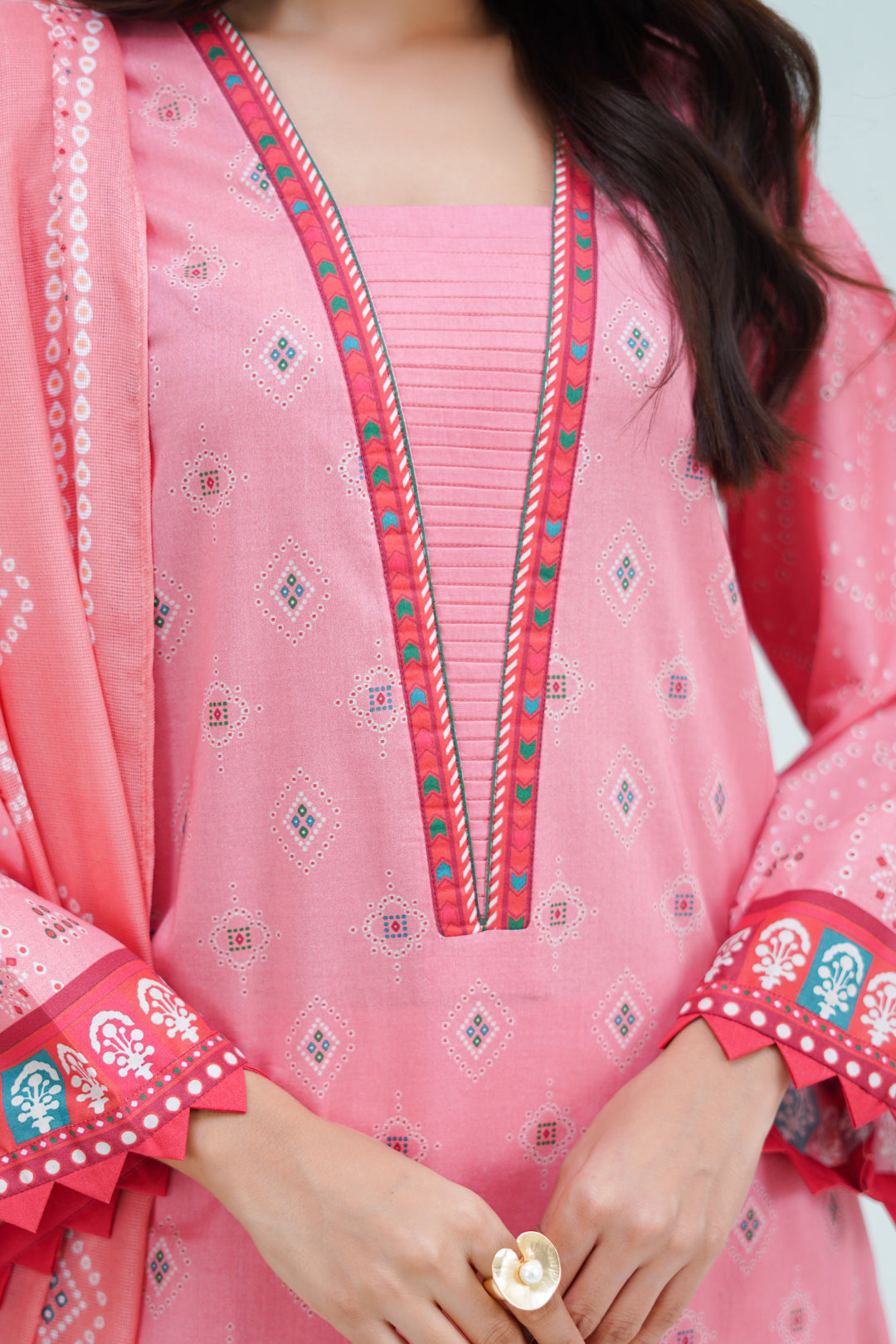 Zellbury | Unstitched 3 Piece Lawn | Shirt Shalwar Dupatta - 1719 - by - Libasekhas UK - Registered Vendor of : Zellbury Women - 100% Original Designer Dresss